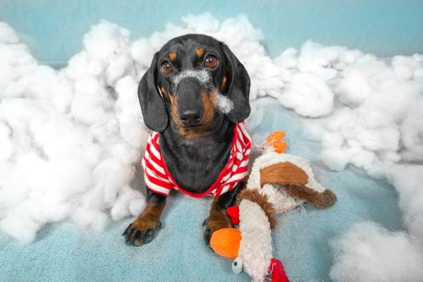 My Dog Ate Polyester Stuffing What Should I Do? (Reviewed by Vet)