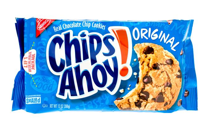 dog ate Chips Ahoy Cookie